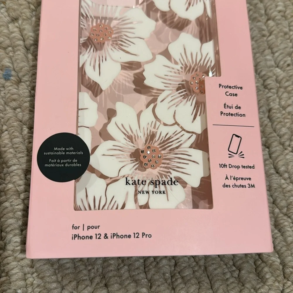 NIB Kate Spade IPhone 12 and 12 Pro phone case